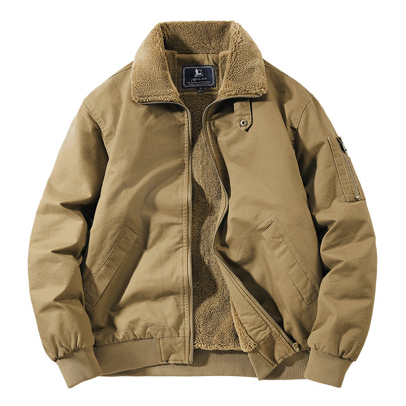 Men's Urban Blouson Jacket with Teddy Lining Mune Fashion