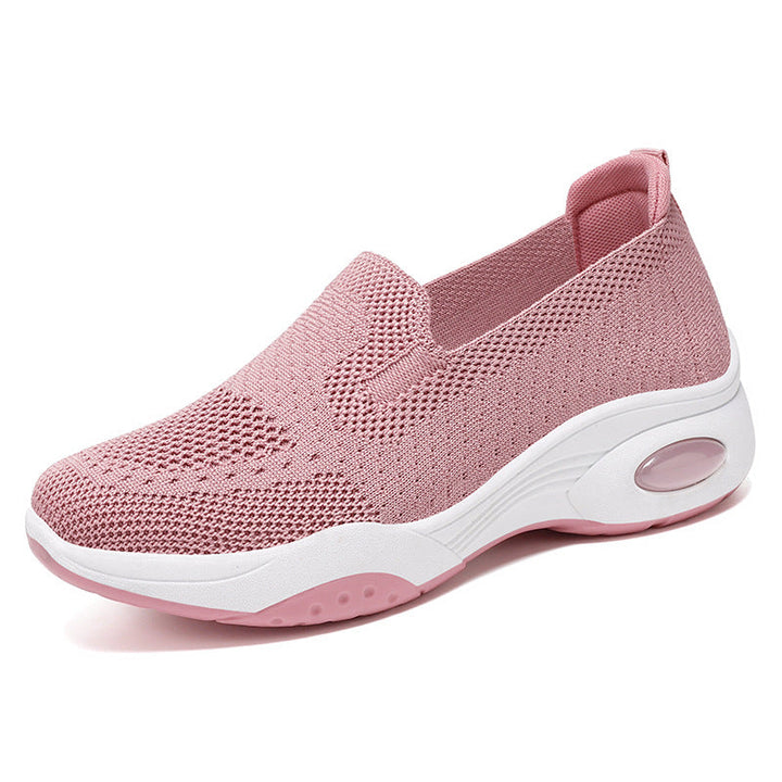 Women's Comfortable and Flexible Sneakers with Breathable Upper Material Mune Fashion