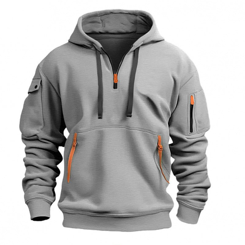Men's Casual Hoodie with Practical Pockets Mune Fashion