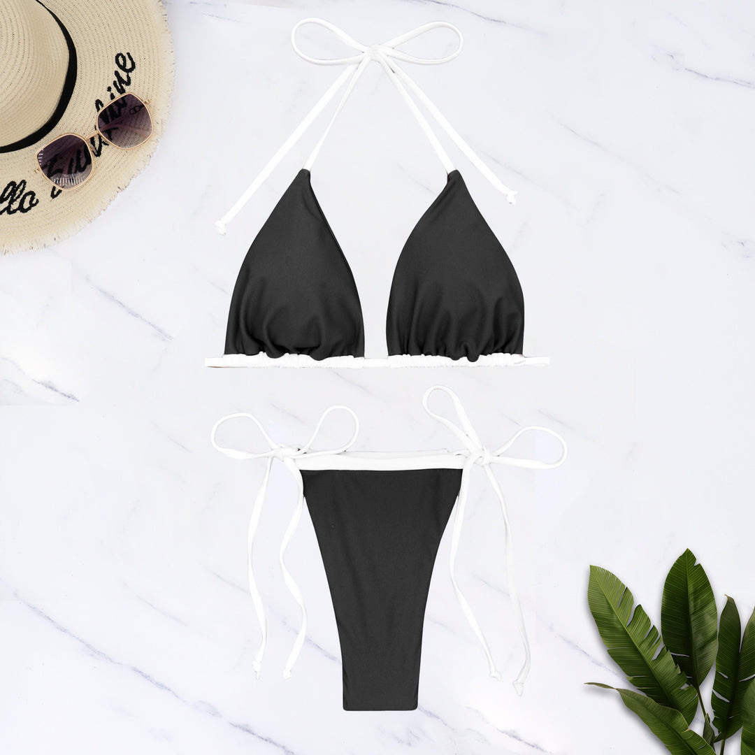 Women Triangle Bikini Set with adjustable straps Mune Fashion