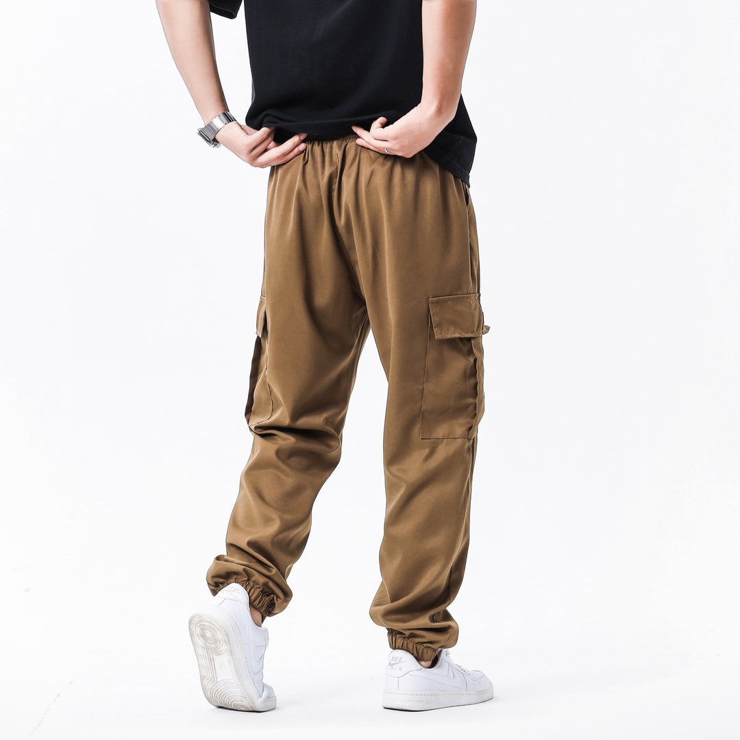 Men's multifunctional cargo pants with elastic waistband and practical pockets Mune Fashion