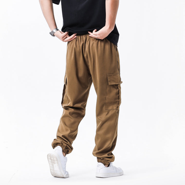 Men's multifunctional cargo pants with elastic waistband and practical pockets Mune Fashion