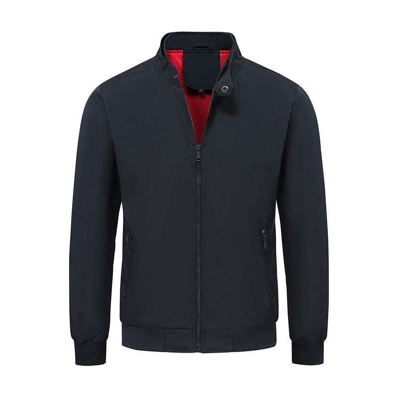 Men's Lightweight Transition Jacket with High Collar Mune Fashion