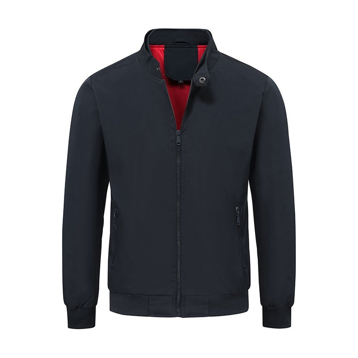 Men's Lightweight Transition Jacket with High Collar Mune Fashion
