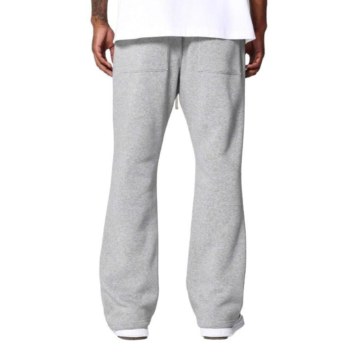 Men's loosely cut jogging pants with straight leg and elastic drawstring waistband Mune Fashion