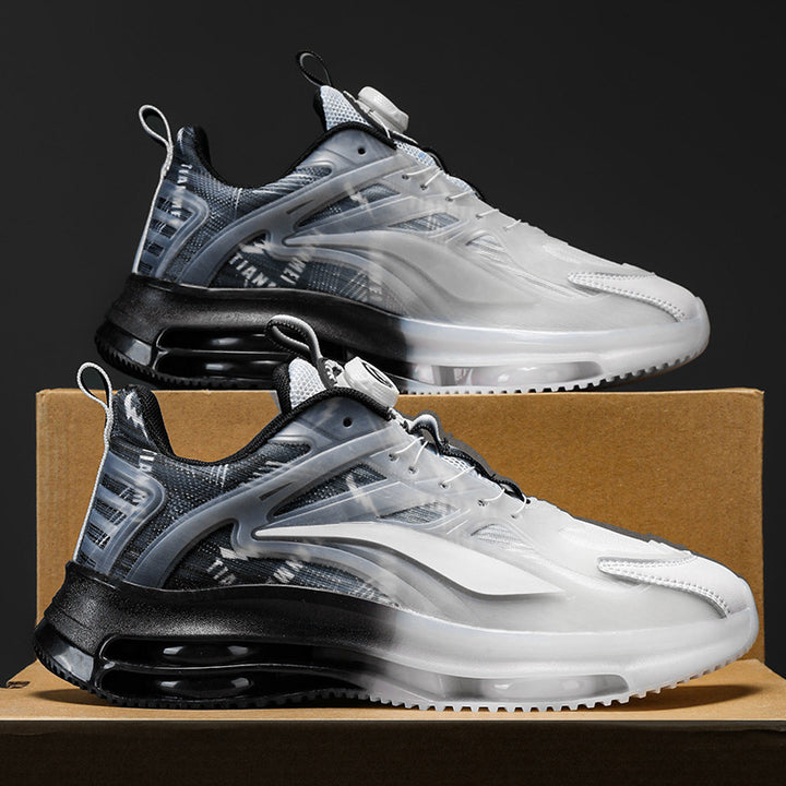 Unisex Transparent TPU Sneaker with visible air chamber and gradient mesh upper Mune Fashion