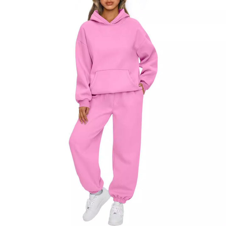 Ladies nan oversized hoodie and jogger set made of soft cotton blend Mune Fashion