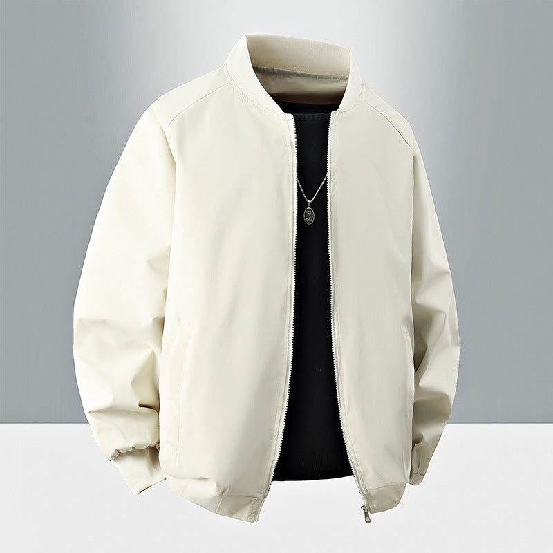 Men's bomber jacket with high collar and practical pockets Mune Fashion