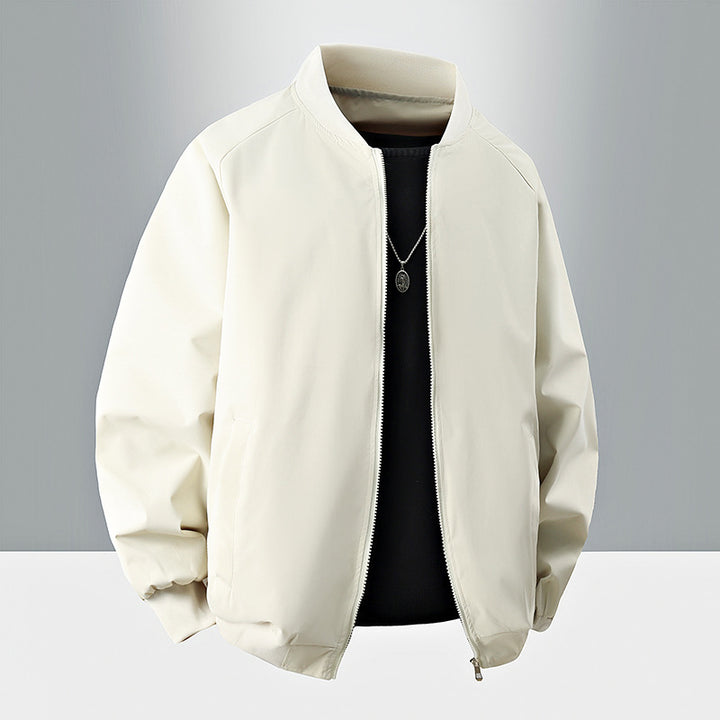 Men's bomber jacket with high collar and practical pockets Mune Fashion