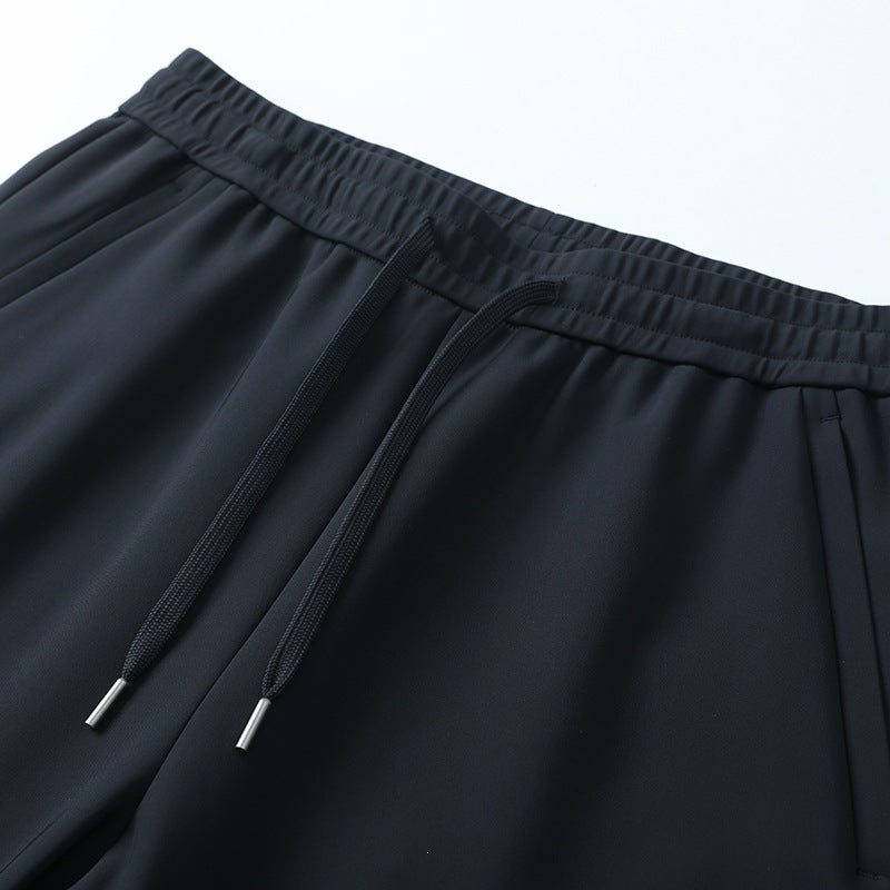 Men's Breathable Performance Jogging Pants with Straight Leg, Elastic Comfort Waistband & Concealed Side Pockets Mune Fashion