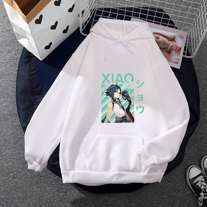 Women’s soft oversized hoodie with kawaii mushroom frog print, kangaroo pocket, and ribbed cuffs Mune Fashion