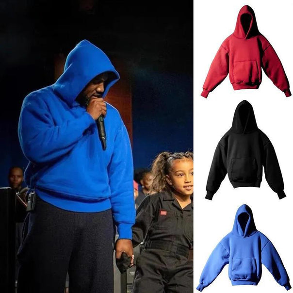 Unisex nan Boxy Hoodie with overlapping hood, concealed kangaroo pocket and ribbed cuffs Mune Fashion