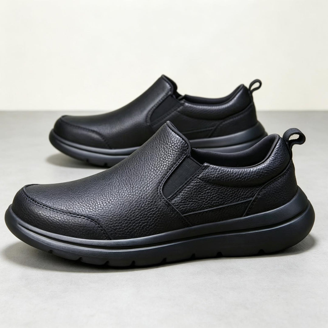 Men's Fashion Slippers made of high-quality leather Mune Fashion
