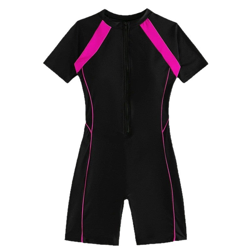 Damen Sportlicher Neoprenanzug mit kurzem Bein Echo Archiv