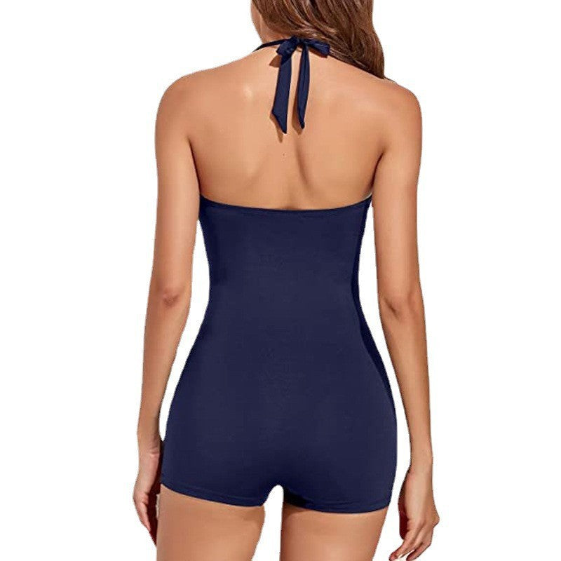 Women's Elegant Swim Cut with Ruffled Sleeves and Removable Straps Mune Fashion