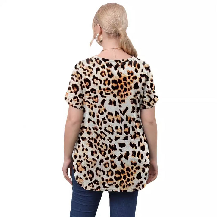 Women's casual T-shirt with modern tie-dye design Mune Fashion