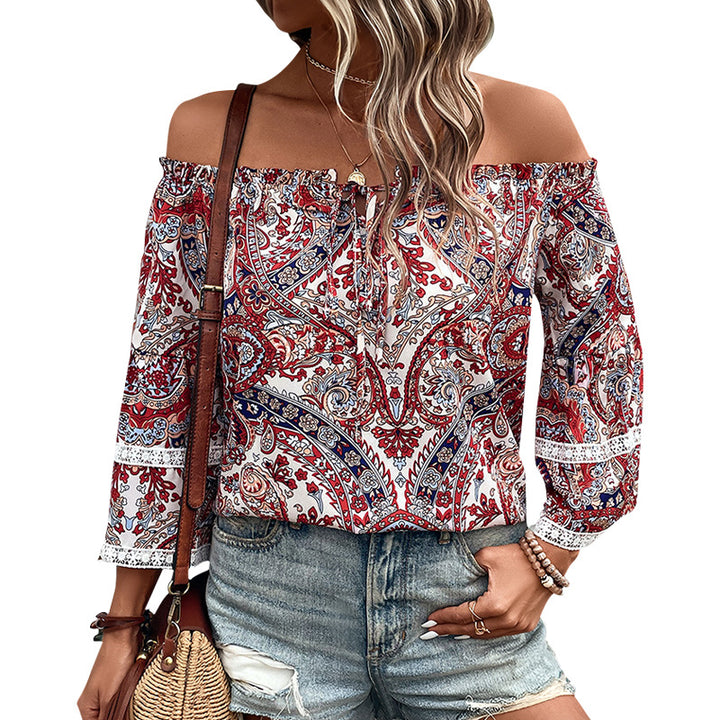 Women Off-Shoulder Blouse Mune Fashion