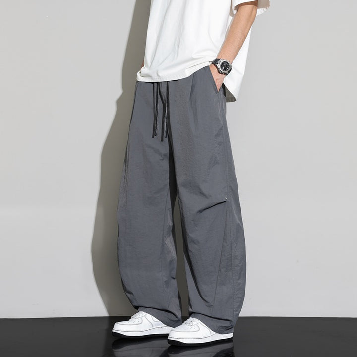 Men's loose nylon casual pants Mune Fashion