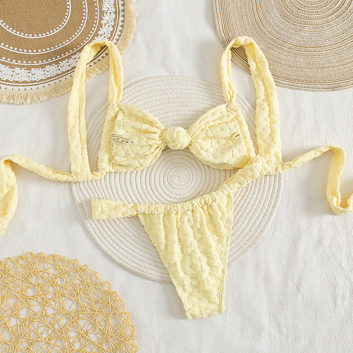 Women Bikini Set with elegant ruffles Mune Fashion