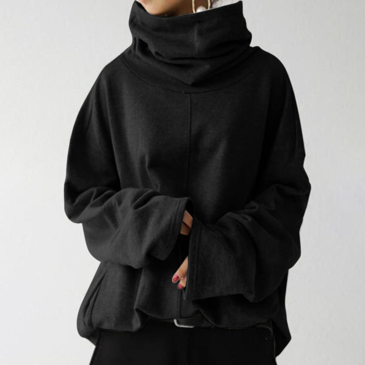 Mune | Trendy solid color turtleneck sweater