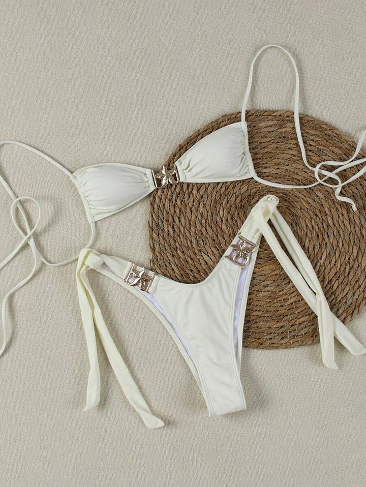 Women's Bikini Set with Elegant Buckles Mune Fashion