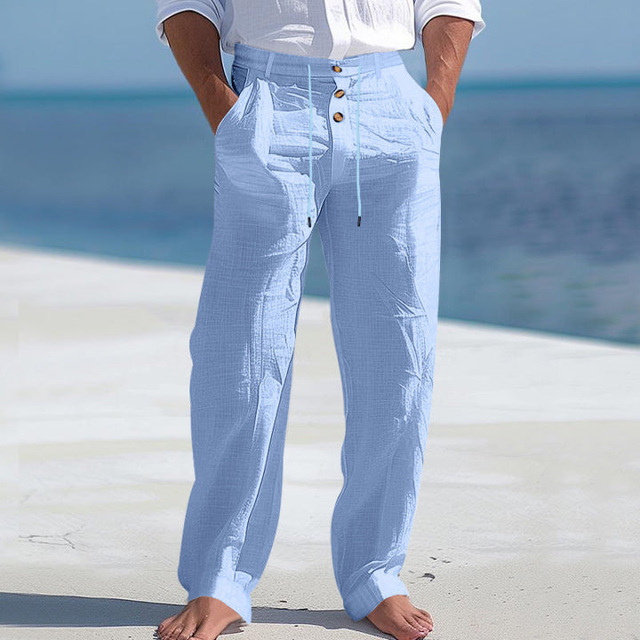 Men's casual pants with high waist and comfortable pockets Mune Fashion