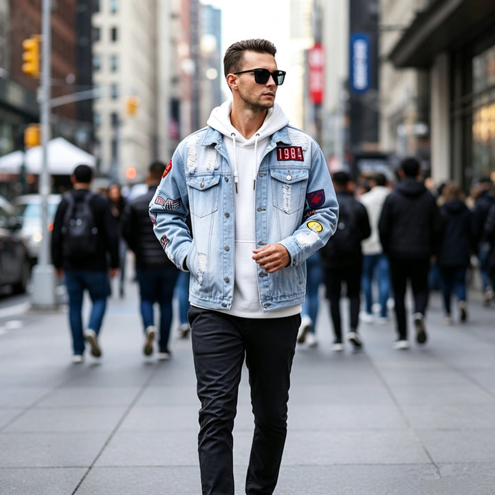 Men's Denim Jacket Mune Fashion