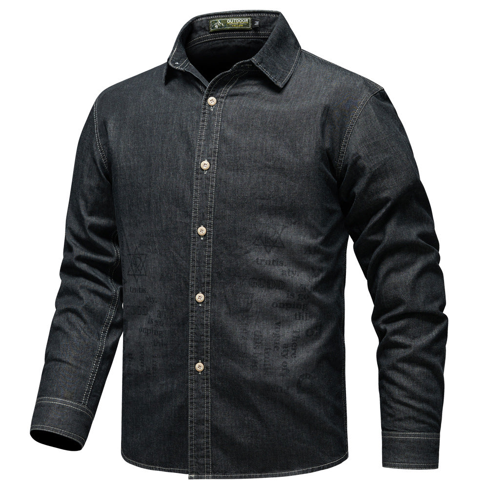 Men's Denim Shirt Mune Fashion