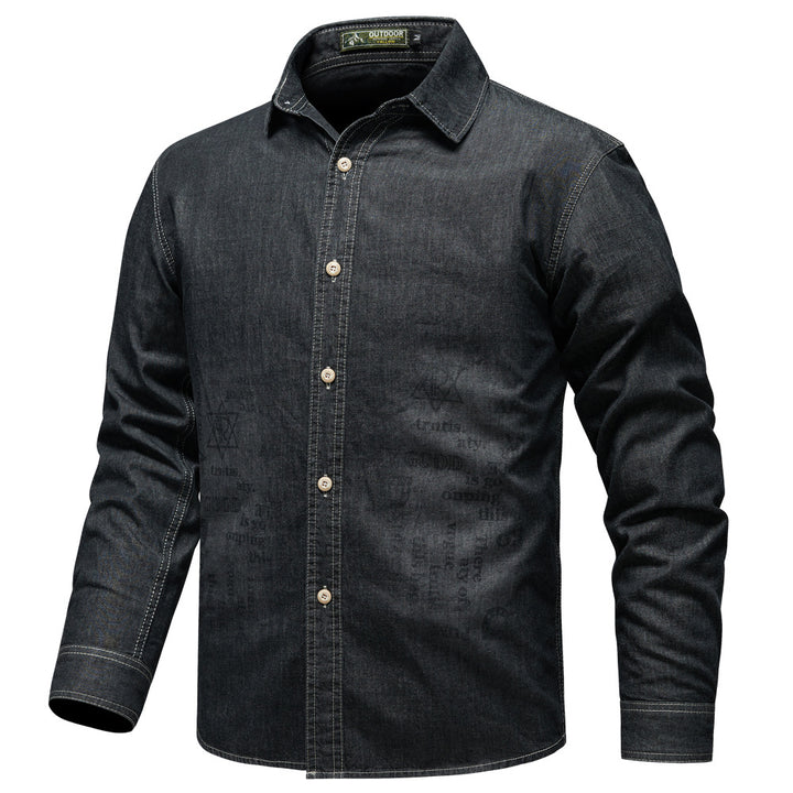 Men's Denim Shirt Mune Fashion