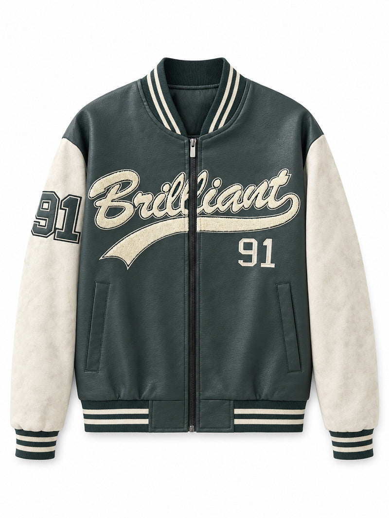 Men's Stylish Bomber Jacket with Sporty Cut Mune Fashion