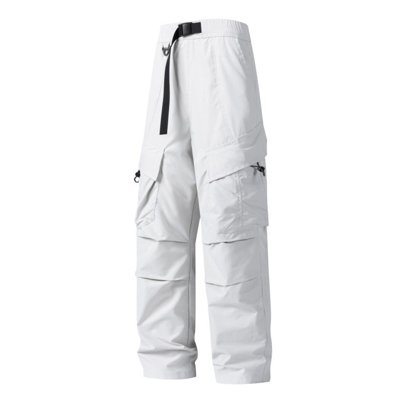 Men's Versatile Cargo Pants with Numerous Pockets