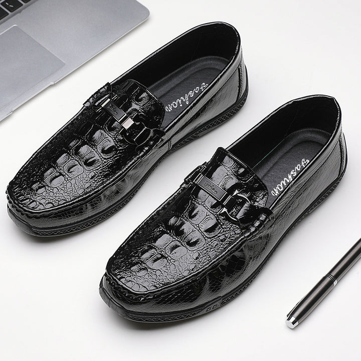 Men's Elegant Loafers with Buckle Mune Fashion
