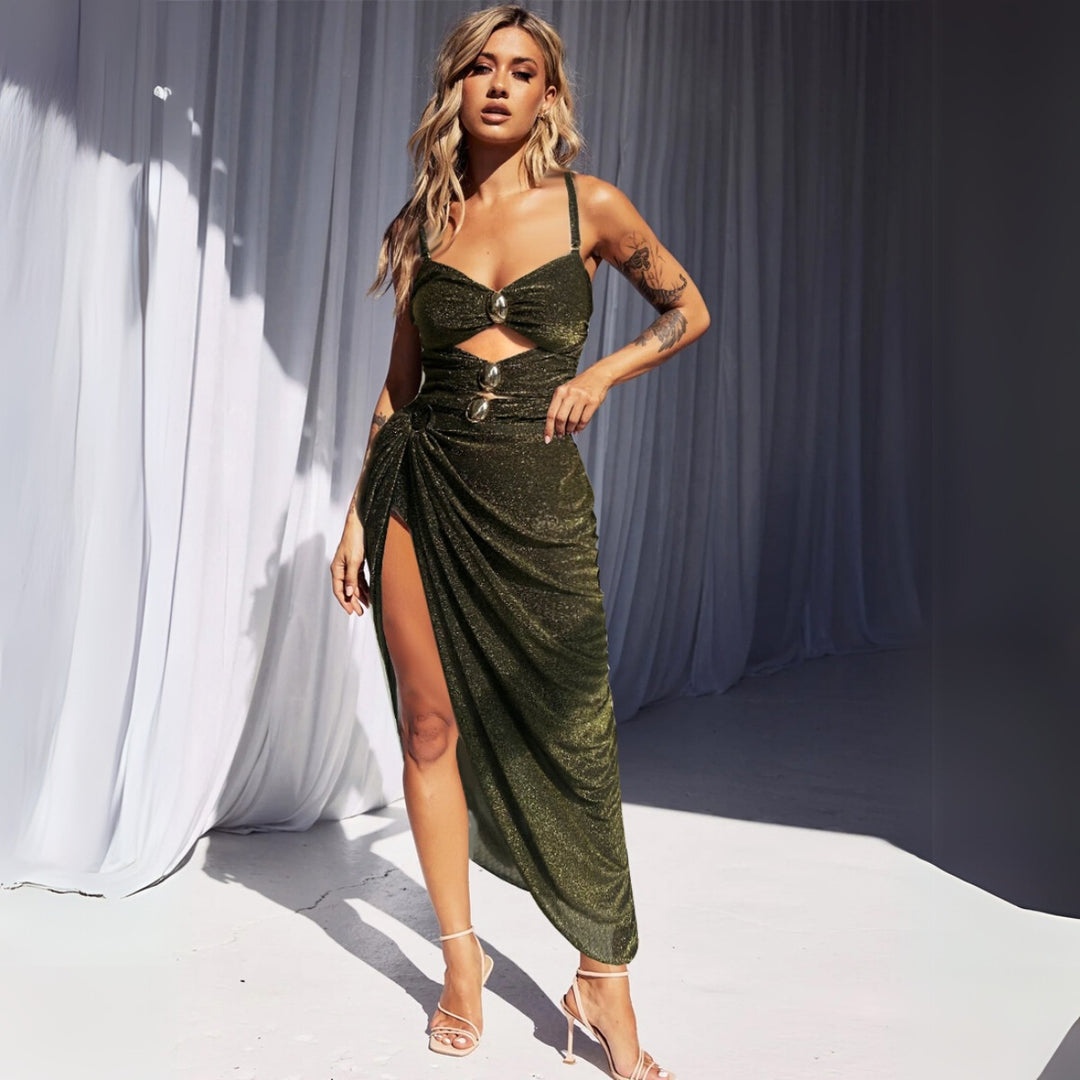 Women Glamorous One-Piece Swimsuit with Refined Cut-Out Details Mune Fashion