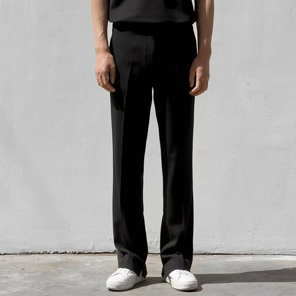 Men's Elegant Cotton Suit Trousers Mune Fashion