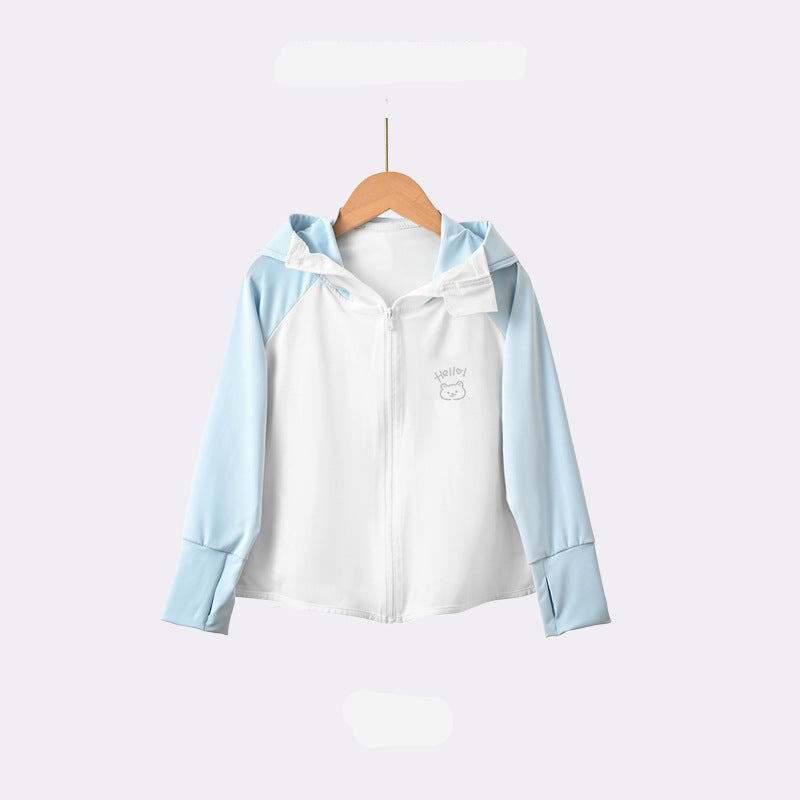 Children's UV protection jacket with hood and breathable properties Mune Fashion