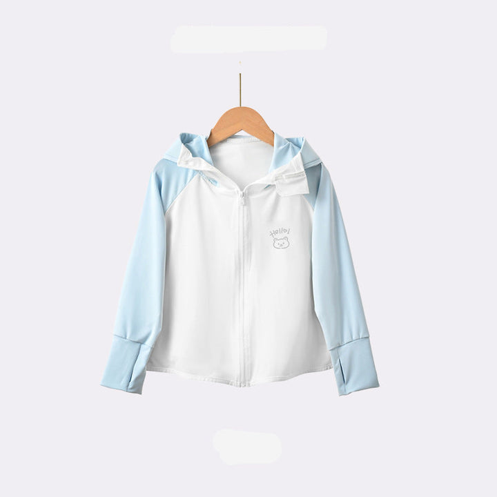 Children's UV protection jacket with hood and breathable properties Mune Fashion