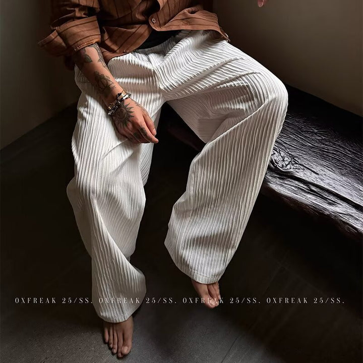 Men's Elegant Striped Pants Mune Fashion
