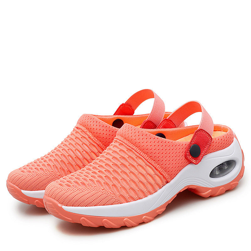 Ladies breathable Slip-On Sneakers with fashionable mesh design Mune Fashion