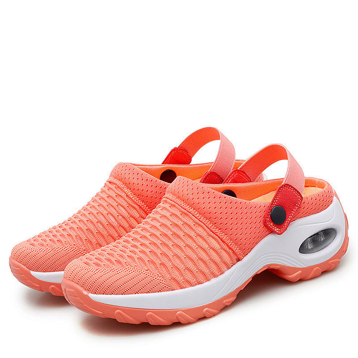 Ladies breathable Slip-On Sneakers with fashionable mesh design Mune Fashion
