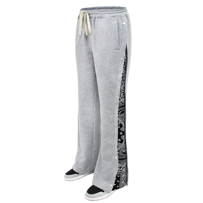 Mune | Men's casual sports pants with side print design and practical pockets
