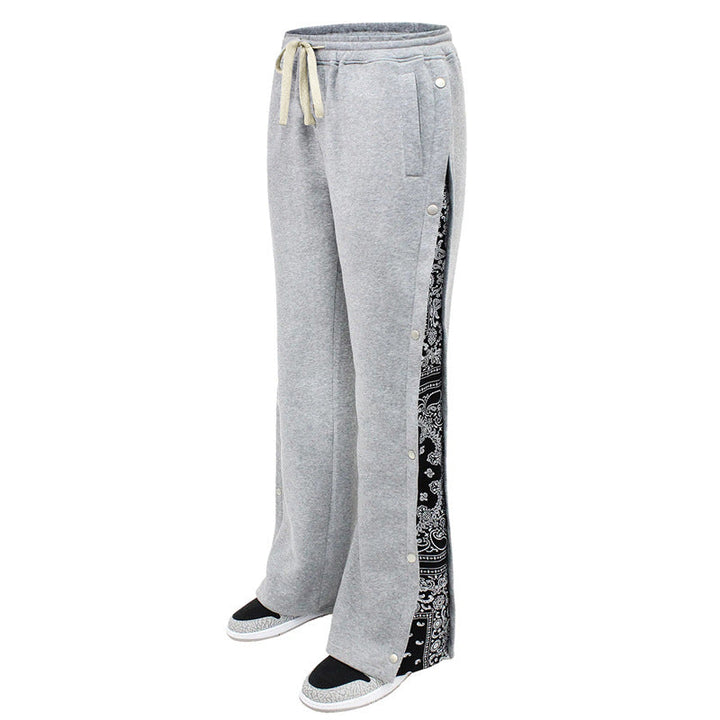 Mune | Men's casual sports pants with side print design and practical pockets