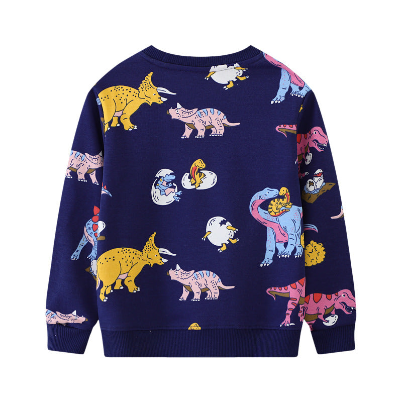 Boys sweatshirt with colorful dinosaur pattern Mune Fashion