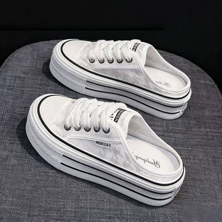 Women Platform Sneakers with airy canvas upper and non-slip sole Mune Fashion