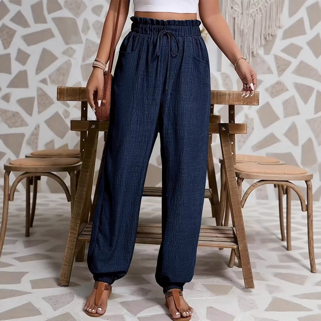 Women's wide paperbag pants Mune Fashion