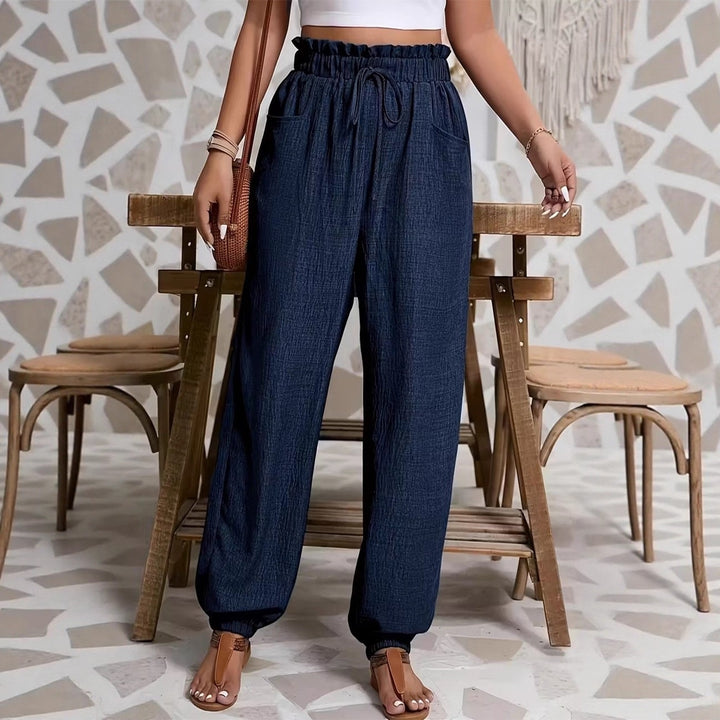 Women's wide paperbag pants Mune Fashion
