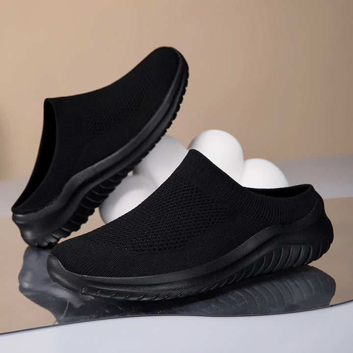 Women nan Slip-On knit trainers with sock-like shaft and ergonomic cushioning sole Mune Fashion