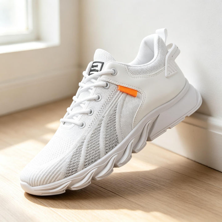 Men's Lace-Up Sneakers with Breathable Upper Material Mune Fashion