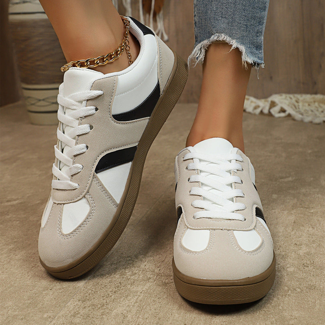 Women Sporty Sneakers with fashionable upper material and slip-resistant sole Mune Fashion