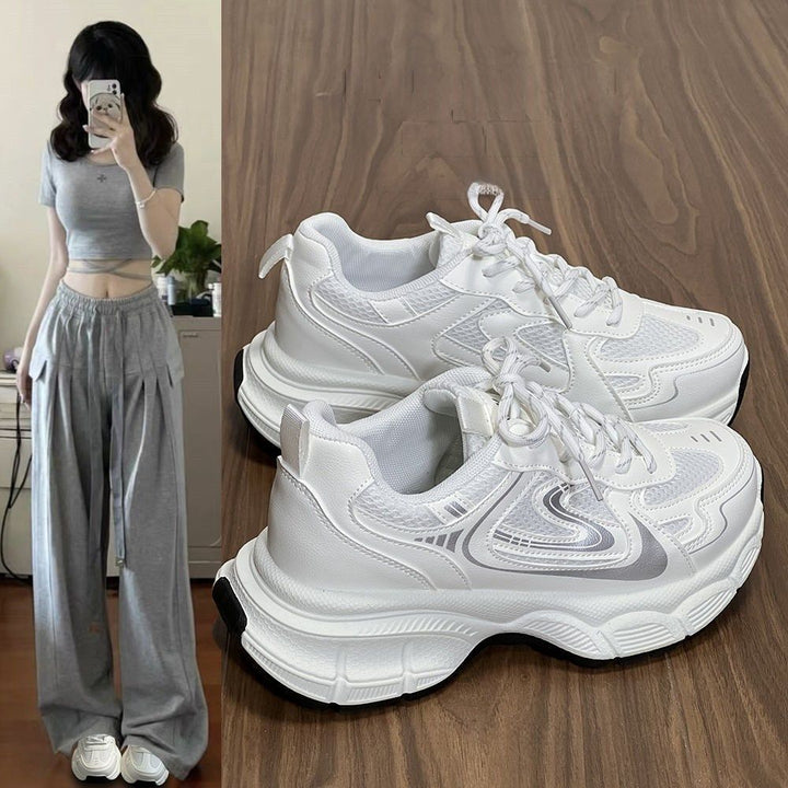 Women Sports Sneakers with breathable upper material and cushioning sole Mune Fashion