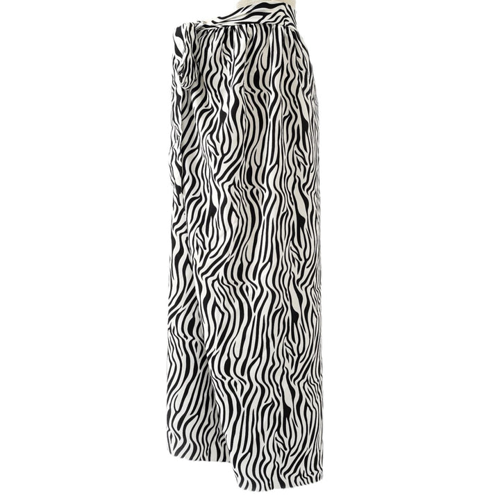 Women's maxi skirt with wrap band and light crepe quality Mune Fashion